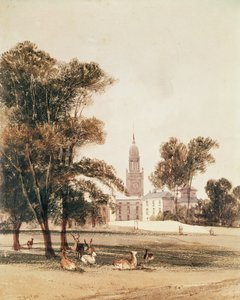 A igreja de St Alphage do parque, Greenwich, 1831 de Thomas Shotter Boys